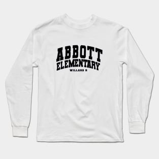 Abbott Elementary White Long Sleeve T-Shirt